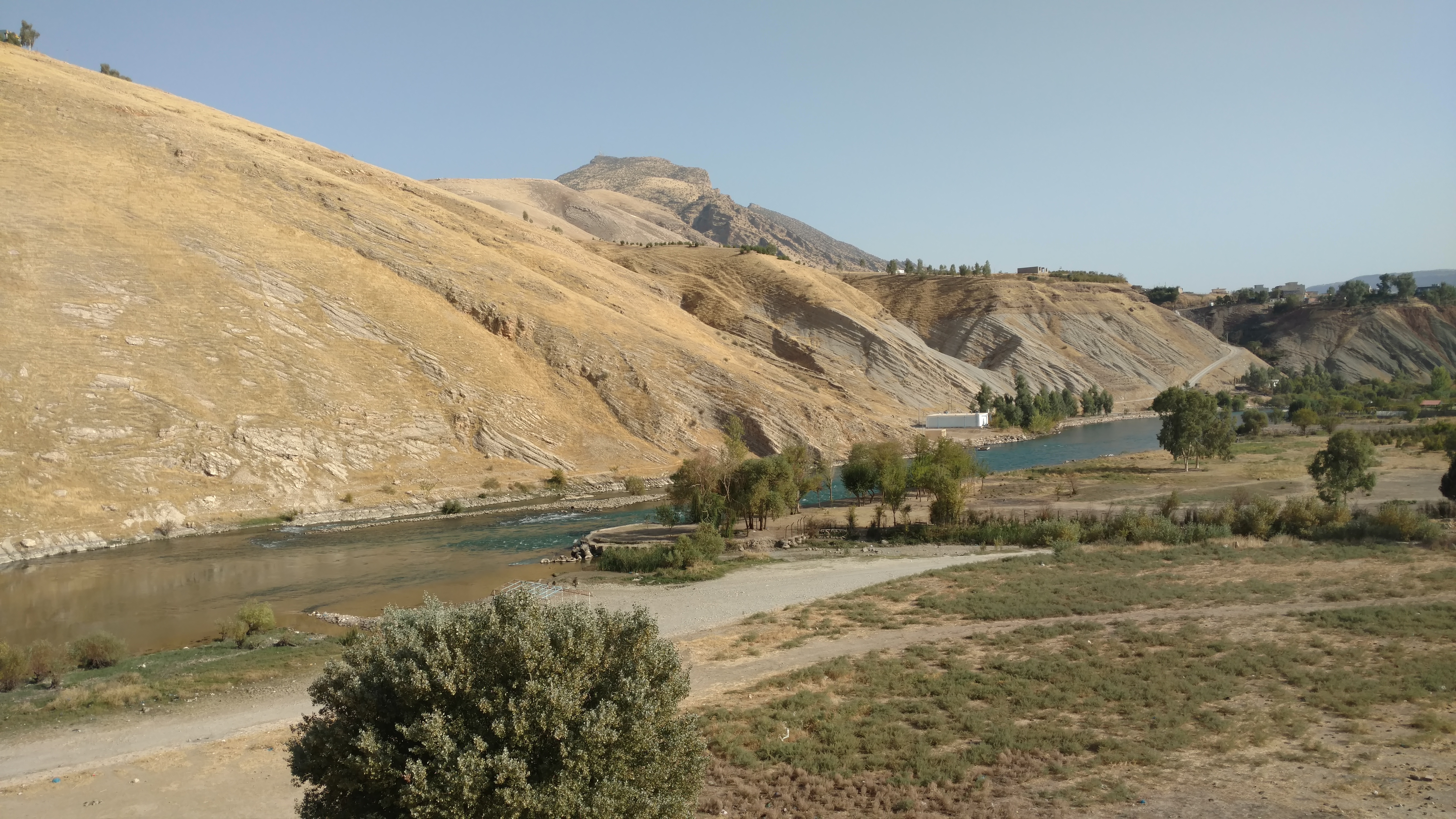 The Zab river in Iraqi Kurdistan